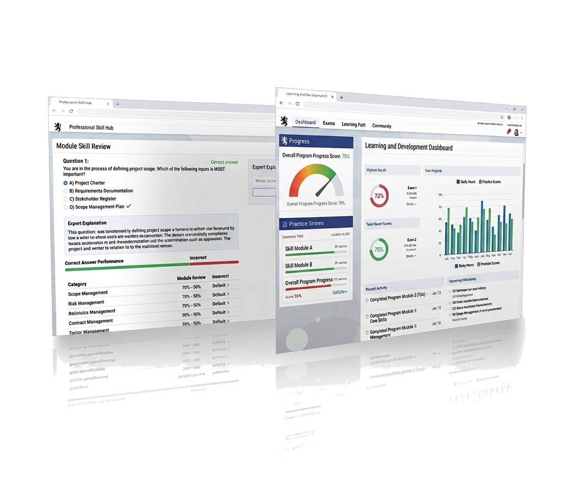 CPA QuizBank progress dashboard preview